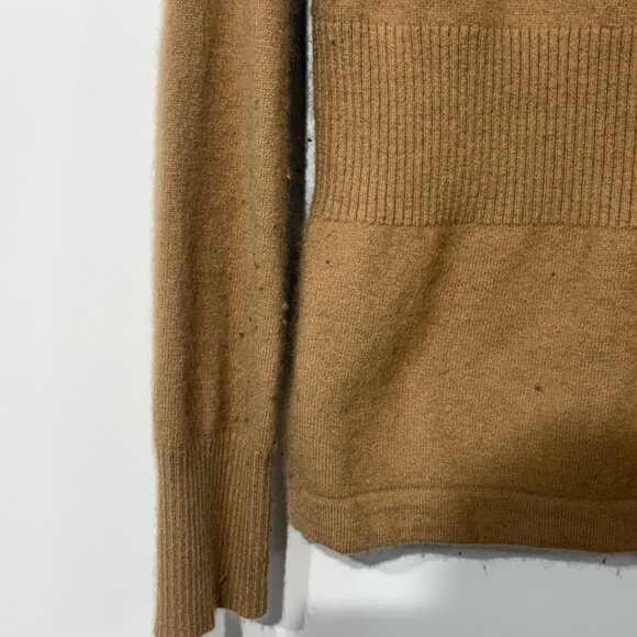 3/$20, Deane & White Camel V-Neck Angora Rabbit Hair Cardigan for Women - Picture 5 of 9